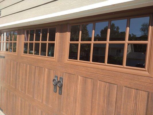 Garage windows need love too!