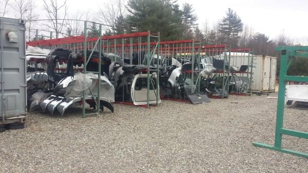 We have largest Inventory of take off door,fenders hoods, wheel, in New England