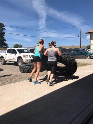 Tire flips!