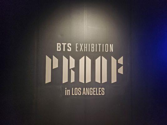 BTS Exhibition PROOF in Los Angeles