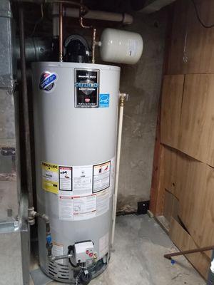 Power. Vented Water Heater