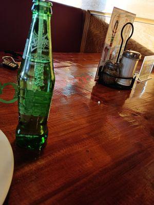 Sprite in bottle