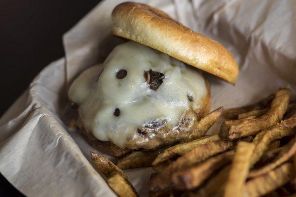 Mushroom Swiss Burger