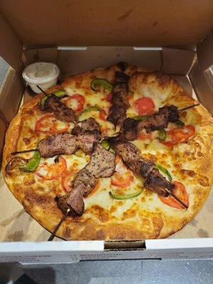 Lamb Kebab Pizza