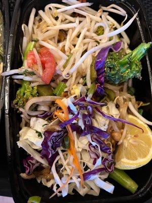 Vegetable Pad Thai Dinner