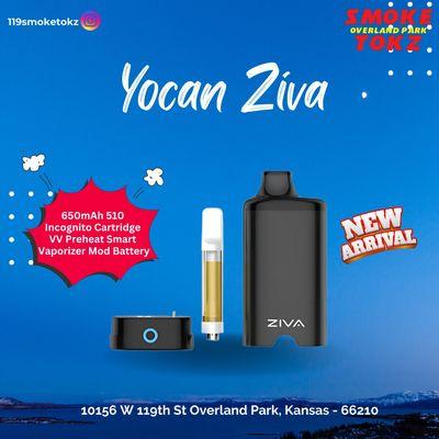 The Yocan Ziva is available at @119smoketokz., offering a high-quality option for those looking to enhance their vaping experience