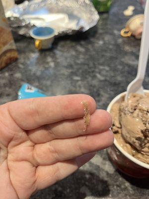 Plastic found in ice cream