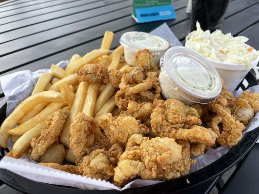 Fried Clam dinner