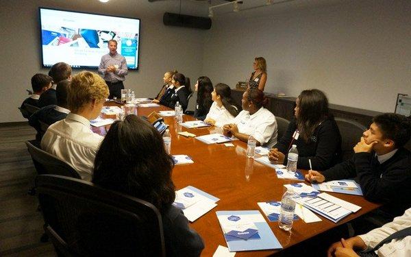 Executive Vice President Joe Cushing Speaks with Chicago Hope Academy Students