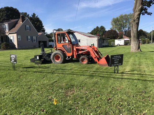 Our new snowblower attachment for this season.