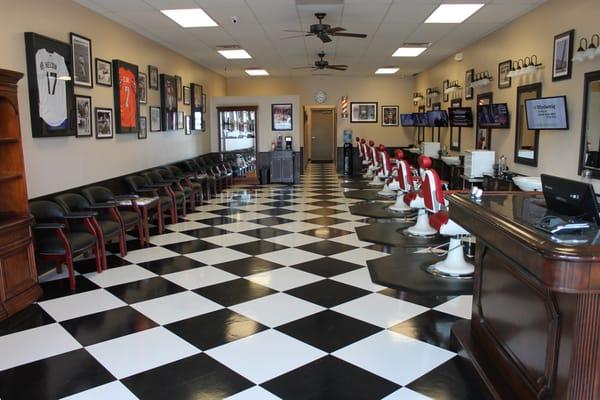 The classic American barbershop.