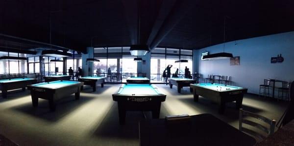 8 pool tables