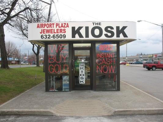 "At Airport Plaza Jewelers - The Kiosk - We Beat the Competition's Offers Like a Bass Drum."