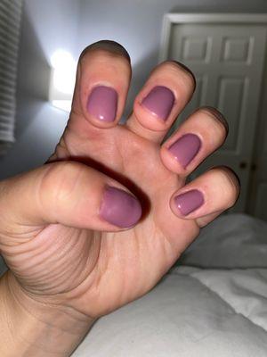 Gel manicure