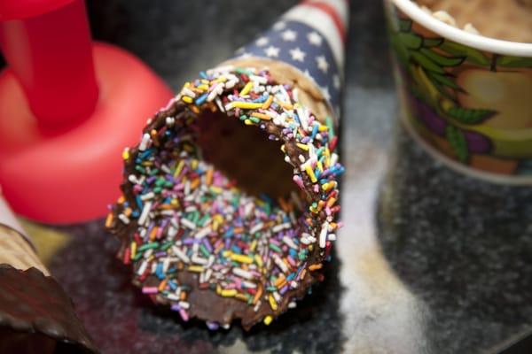 Hand Dipped Waffle Cones