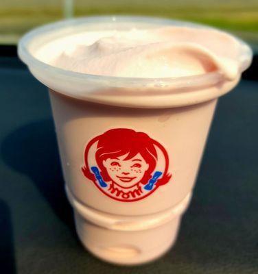 Wendy's Strawberry Frosty