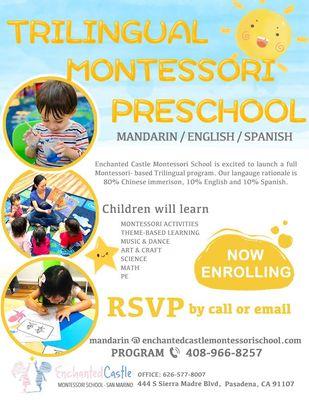 Mandarin Immersion Is opening for enrolling