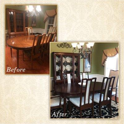 Dining Room Furniture Restoration