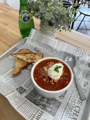 Homemade Lasagna Soup