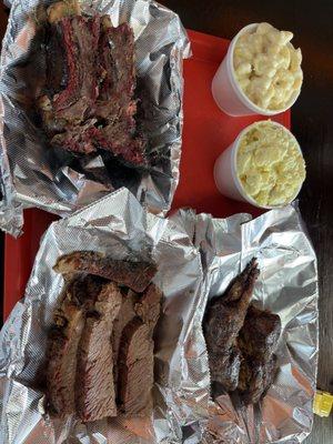 Brisket Plate Beef Ribs Plate Potato Salad