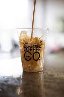 Iced coffee at Manchester Coffee Co., come and get it!