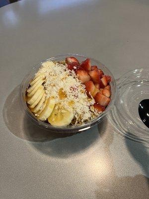 Açaí/ pitaya bowl- called the Naples Pier