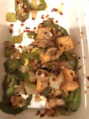 Salt and pepper tofu?