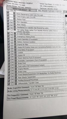 DARCARS Hondas measurements 22 July 2022