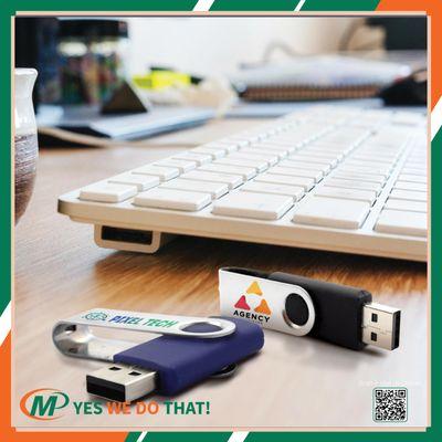 USB drives are commonly used for conferences, presentations, meetings, and more.