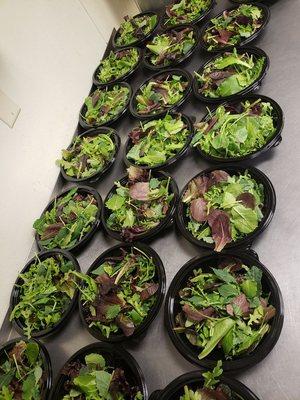 Salads galore