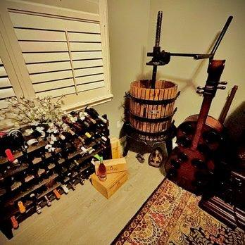 Wine room.  We're very cautious with your valuables.