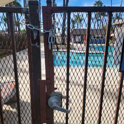 Pool locked