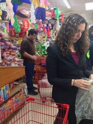 Good music playing all over the store. Fun to go grocery shopping. Definitely didn't expect this shopping experience.