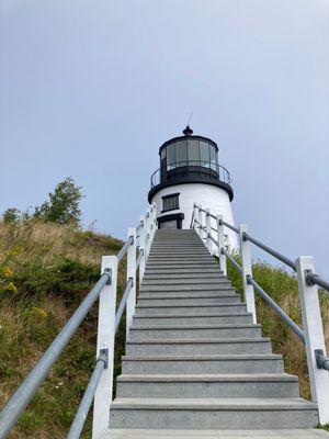 Stairs to the lighthouse.