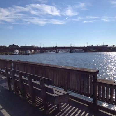 View off pier