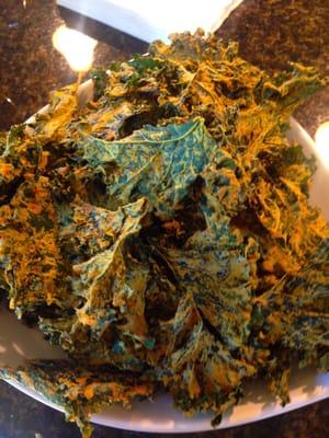 Homemade Kale chips