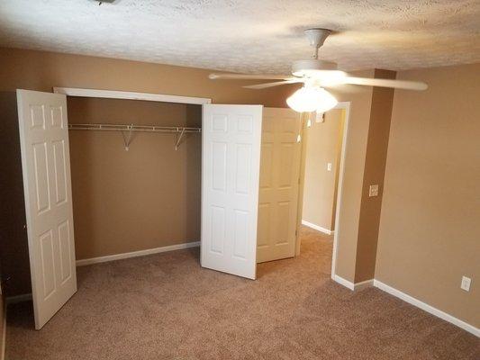 Large bedroom closets