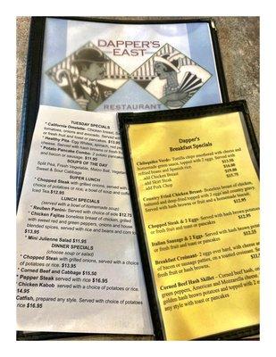 Daily Specials. Dapper's East. Chicago, IL Target Plaza. Chicago's Old Fashion Greek Dinner. Traditional Breakfast/Lunch Place. Cool!