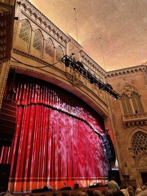 Curtain and front