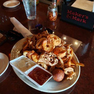 The Venue  seafood platter 1/2 off at happy hour