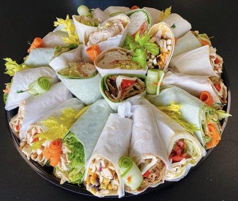 Catering wrap platter