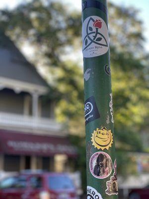 Sticker pole!