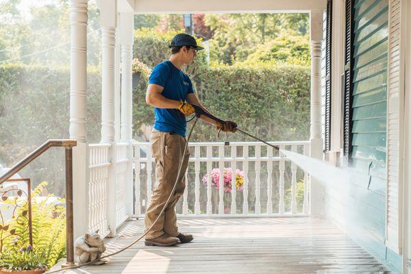 Freshen up your home with power washing!