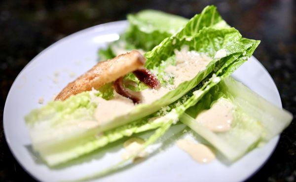 Wedge Caesar salad with anchovies, house made dressing & croutons