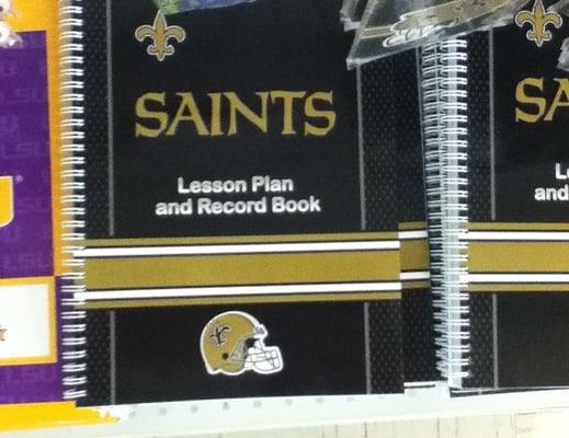 Saints lesson plan book