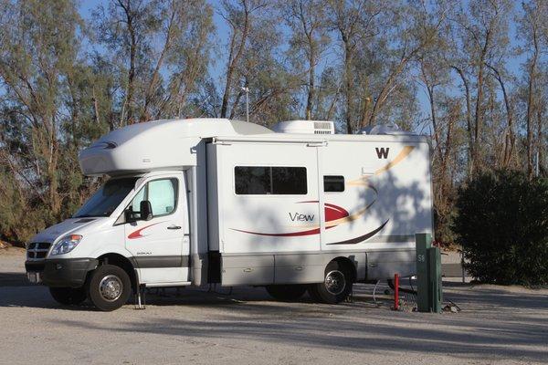 Back-In RV Site