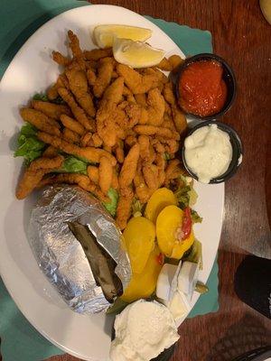 Fried clam strips