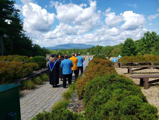 9/11 Memorial Service at the Cathedral of the Pines, representatives from all the N.E. States