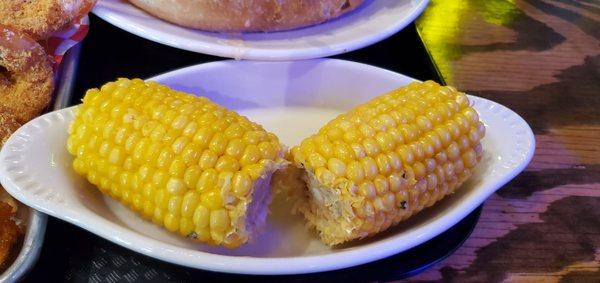 Corn selected as side with Family Meal