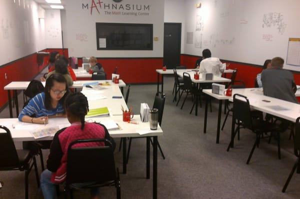 Inside look of Mathnasium of Leaguecity